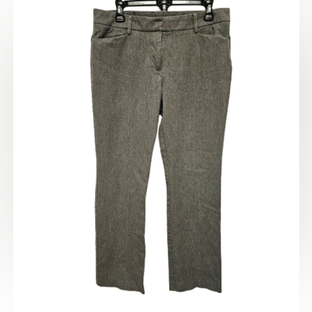 41 Hawthorn Gray Straight-Leg Ankle Office Pants Womens Size 10